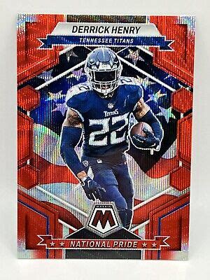 Panini Mosaic Derrick Henry National Pride Red Wave Titans