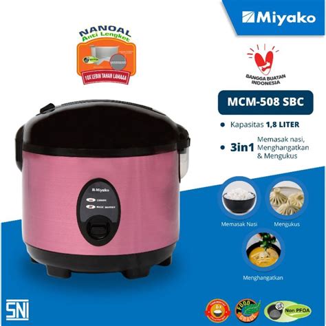 Jual Magiccom Miyako Mcm Sbc Liter Shopee Indonesia