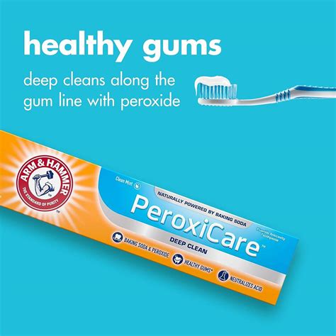 Arm & Hammer PeroxiCare Deep Clean Toothpaste 6 oz. - Effective ...