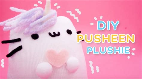 Diy Pusheen Plushie Kawaii Socks Plushie Pusheenicorn Youtube