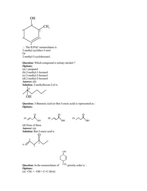 SOLUTION Iupac Nomenclature Studypool