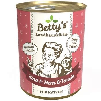 Betty s Landhausküche Rind Herz 6 x 400g für Katze FRESSNAPF