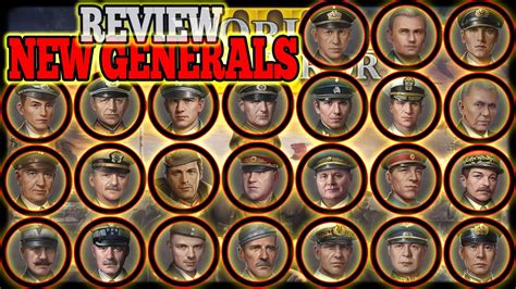 REVIEW ALL NEW WORLD CONQUEROR 3 GENERALS YouTube