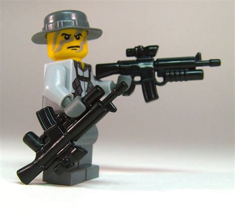 Brickarms Us M16 Agl Assault Rifle Advanced Grenade Launcher Lego