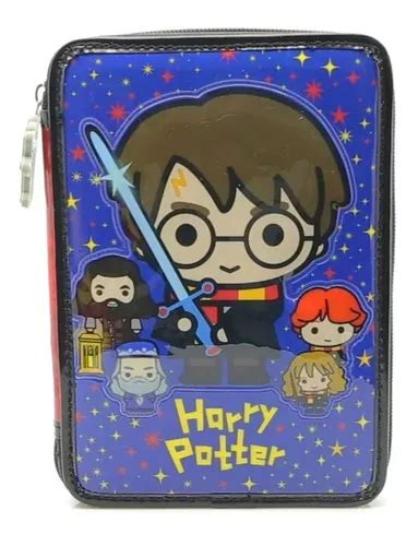 Cartuchera Canopla Pvc Harry Potter 1 Piso Utiles Cresko MercadoLibre