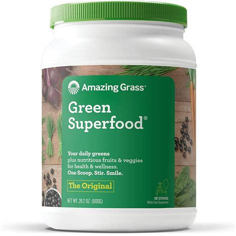 Amazing Grass Green Superfood Super Greens Powder With Spirulina