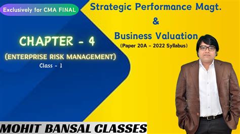 Enterprise Risk Management Chapter Class Spm Bv New