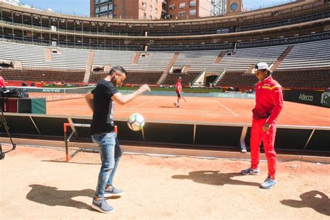 Rafael Nadal Shows Off Football Skills In Valencia 2018 Davis Cup