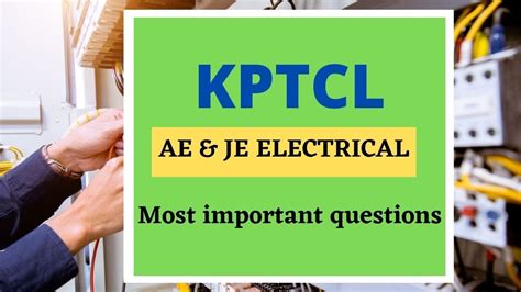 KPTCL Electrical Engineering Most Important QUESTIONS 1492 POSTS