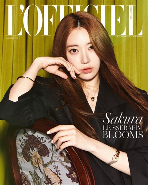 ³⁹ on Twitter HYBE job to Sakura so far Magazine Cover Lofficiel