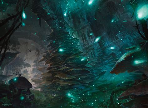 Forest MtG Art From Guilds Of Ravnica Set By Svetlin Velinov Art Of