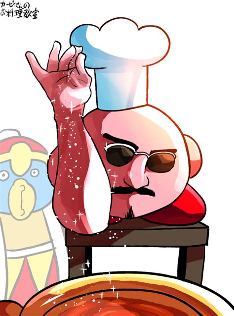 Cook Kirby | Salt Bae | Kirby memes, Smash bros funny, Kirby character