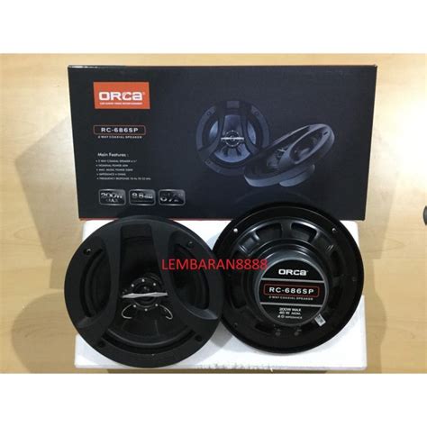 Jual New Ori Speaker Coaxial Orca Rc Sp Inch Terbaru