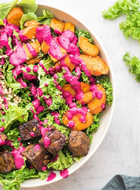 Tempeh Quinoa Macro Bowl Running On Real Food