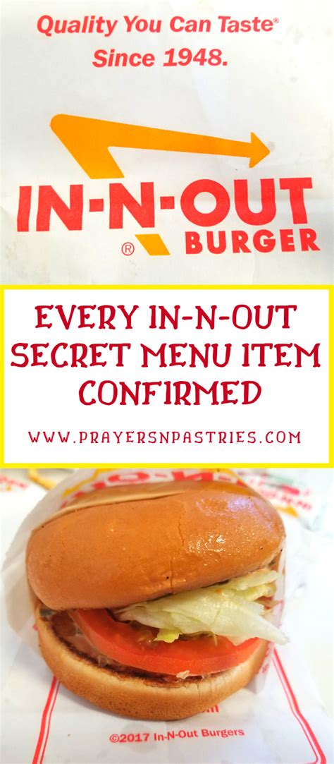 Secret In And Out Menu : In-N-Out Burger Secret Menu: The Definitive ...