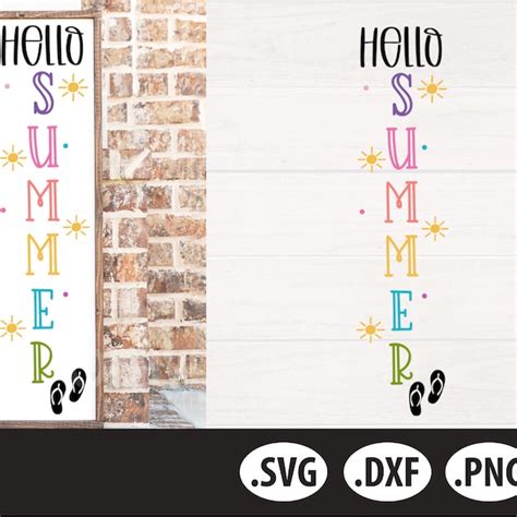 Vertical Summer Svg Etsy