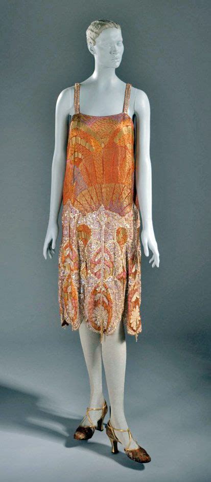 Evening Dress Callot Soeurs Ca 1925 Sequins And Glass Beads On Silk