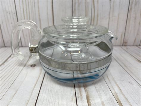 Pyrex Flameware Clear Glass Coffee Pot - Pyrex 6 Cup Vintage Pyrex ...