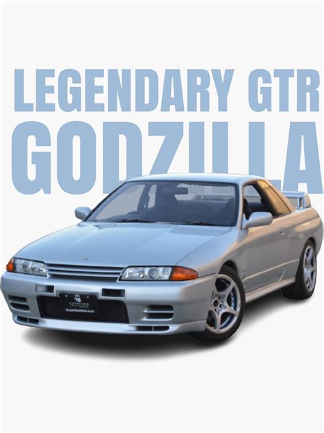 R Skyline Gtr Sticker For Sale By Motoshift Redbubble