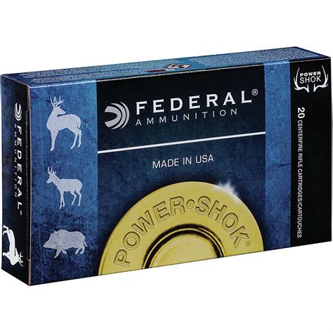 Federal 300 Winchester Magnum 150 Grain Jacketed Soft Point Power Shok