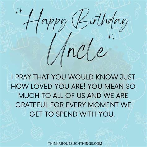 Wonderful Birthday Prayers For Uncle Plus Images Think About Such