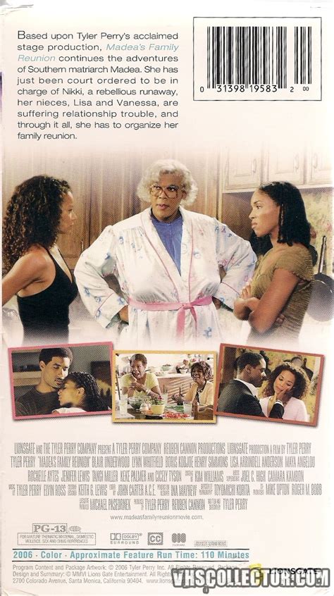 Madea's Family Reunion | VHSCollector.com