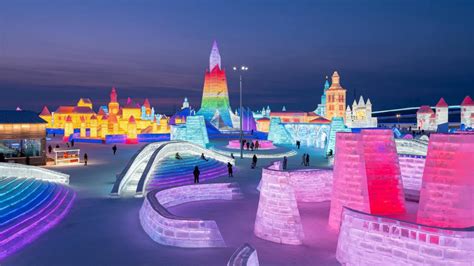 Harbin International Ice And Snow Sculpture Festival Bing Wallpaper