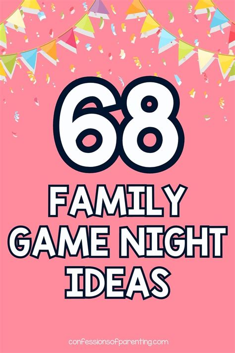 68 Family Game Night Ideas for a Fun Filled Night Together