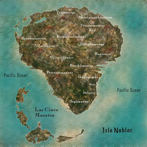 Jurassic World Map