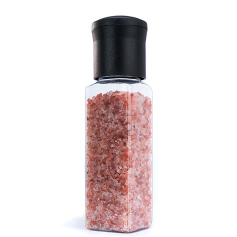 12oz Square Bottle Manual Sea Salt Mill Plastic Bottle Black Pepper