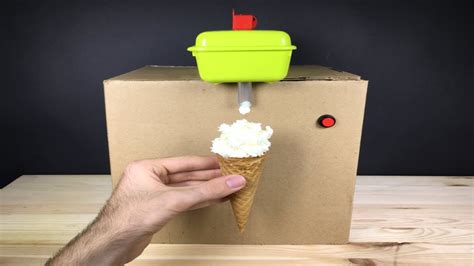 How To Make A Ice Cream Machine Youtube