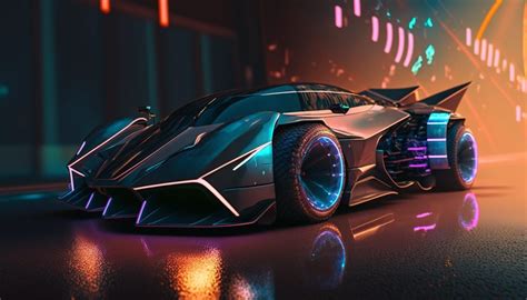 Cyberpunk Batmobile Concept Car