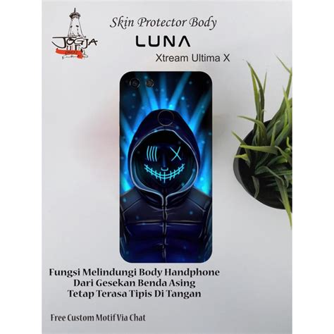 Jual Dapat 2 PCS Garskin HP Luna Xtream Ultima X Motif Anime Free