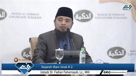 Live Ustadz Dr Fadlan Fahamsyah Lc MHI YouTube