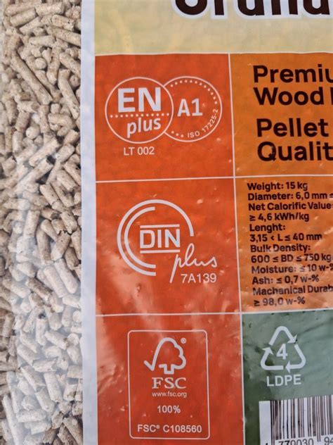 Pellet Granulita Uni Pellet Premium Certyfikowany A Sosna Pelet