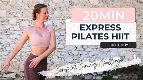 Day 26 20 MIN EXPRESS PILATES HIIT WORKOUT Full Body Toning At