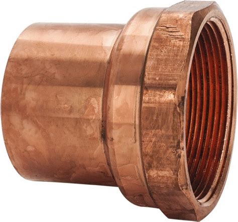 Mueller Industries Wrot Copper Pipe Adapter 2 Fitting FTG X F