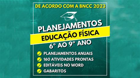 Planejamentos Educa O F Sica Do Ao Ano Digital Na Real