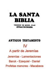 Biblia Comentada Iv A Partir De Jerem As Juan Straubinger Juan