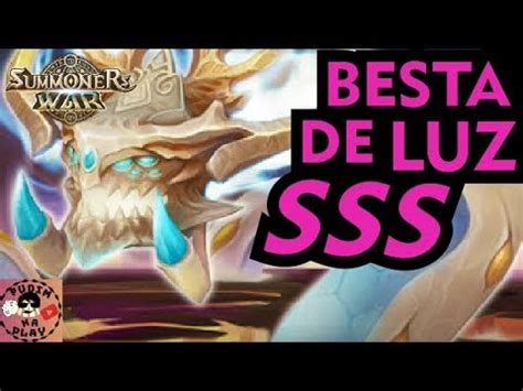 Summoners War Besta De Luz Sss Youtube