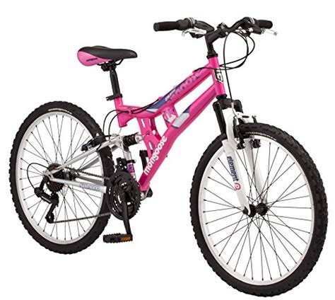 mongoose exlipse full dual suspension mountain bike  kids featuring