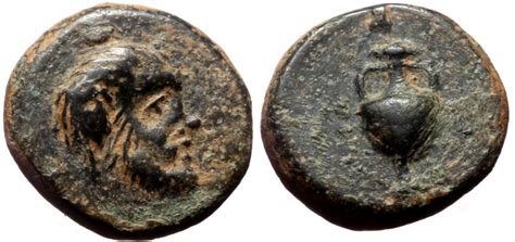 Biddr Numismad Auction Lot Cilicia Nagidos Ae Bronze