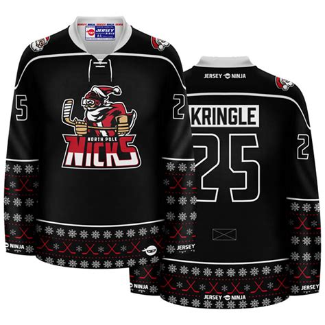 Jersey Ninja Holiday Themed Hockey Jerseys