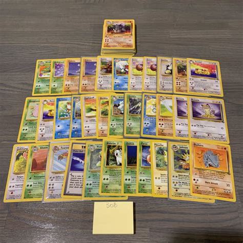 Vintage Jungle Set Pokemon Cards