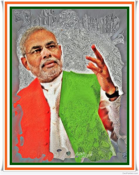 Narendra Modi Digital Painting