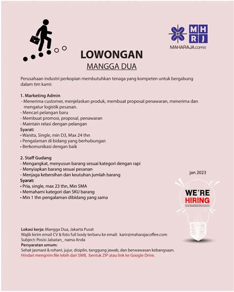 Marketing Admin Staff Gudang Atmago