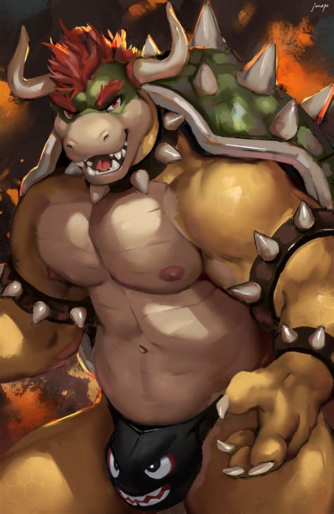 Rule 34 Anthro Armband Balls Bowser Bulge Bullet Bill Underwear Claws Clothed Clothing Collar