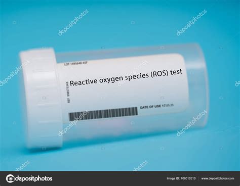 Reactive Oxygen Species Ros Test Test Measures Levels Ros Semen — Stock