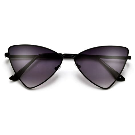 Edgy Retro Slim 52mm Cat Eye Sunglasses Sunglass Spot