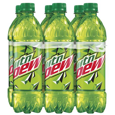Mountain Dew Citrus Soda Pop 169 Oz 6 Pack Bottles